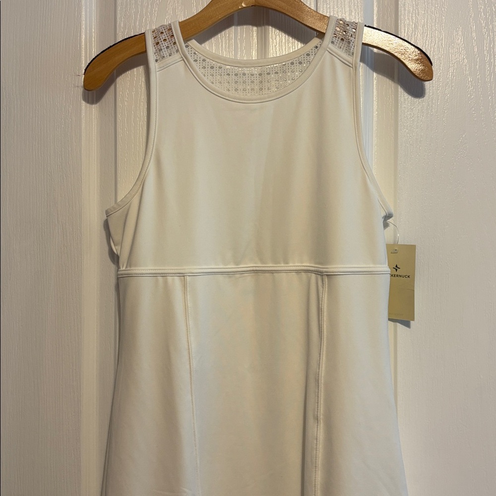 Tuckernuck White Cane Victoria Tennis Prep Athletic Sport Dress S Activewear EUC - Picture 2 of 4